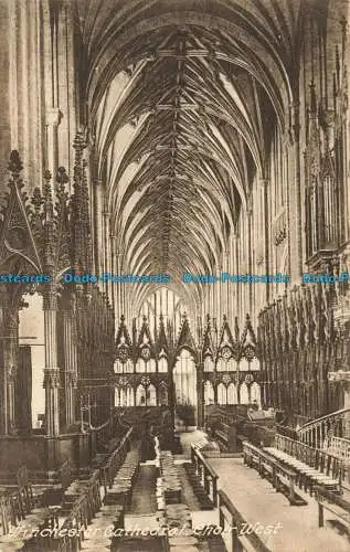 R638086 Winchester Cathedral. Chor West. F. Frith. Nr. 19412