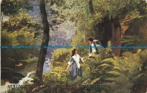R639312 Lorna Doone. Lorna Lied am Bach unterbrochen. Das Photochrom. Celesq