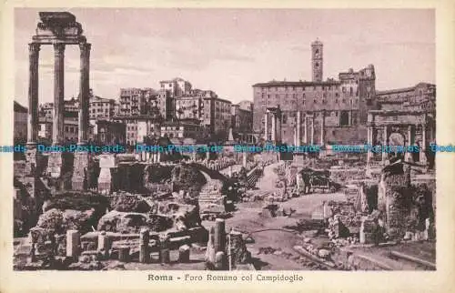 R638779 Roma. Foro Romano col Campidoglio. S.T.A