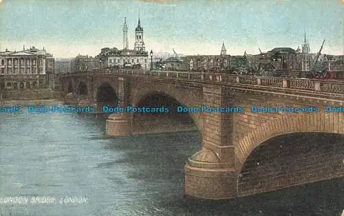 R639329 London. London Bridge. Postkarte