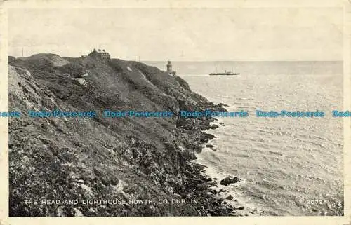 R639355 Co. Dublin. Der Kopf und Leuchtturm. Howth. Valentinstag. 1947