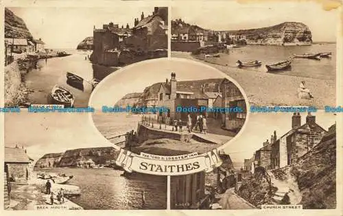 R640178 Staithes. The Sands und Nab. Multi View