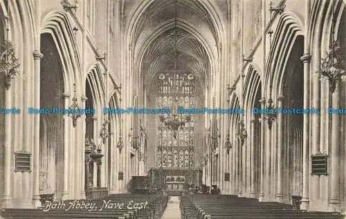 R639408 Bath Abbey. Kirchenschiff Ost. F. Frith. Nr. 57713. 1908