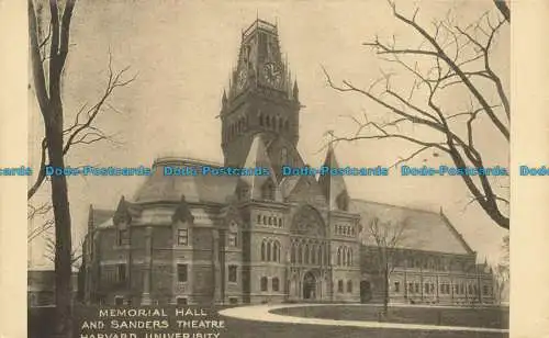 R640239 Harvard University. Memorial Hall und Sanders Theatre