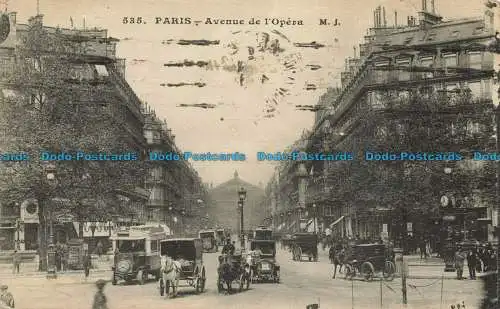 R638892 Paris. Avenue de l Opera. M.J