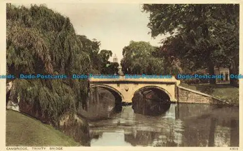 R640281 Cambridge. Trinity Bridge. Photochrom