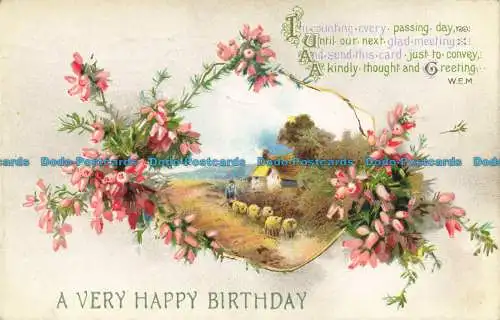 R639540 A Very Happy Birthday. W. und K.Nr. 3890. 1917