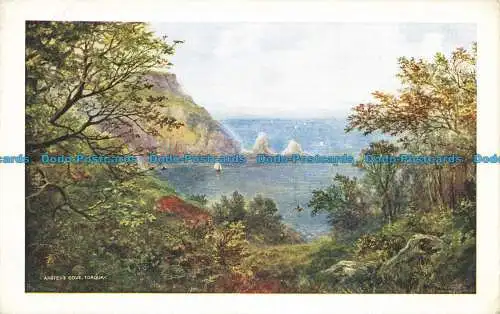 R639554 Torquay. Anstey Cove. J. Salmon. W. W. Quatremain. 1917