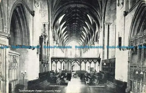 R640378 Tewkesbury Abbey. Blick nach Westen