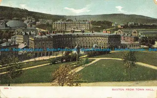 R640390 Buxton vom Rathaus. F. Hartmann. 1905