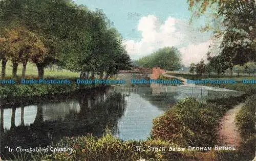 R639025 The Constable Country. The Stour Below Dedham Bridge