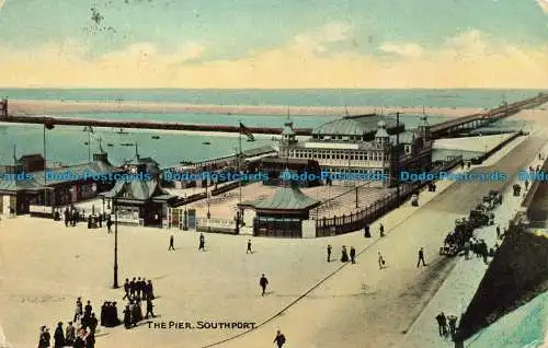 R640401 Southport. Der Pier. E. T. W. Dennis. 1909