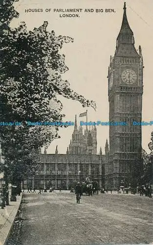 R156057 Houses of Parliament und Big Ben. London. Auto Foto