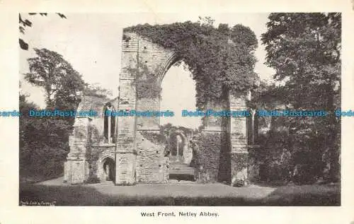 R156115 Westfront. Netley Abbey. Sturm und Polden. Gummistiefel