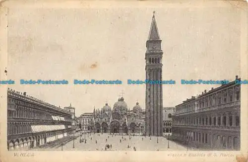 R156159 Venezia. Piazza e Basilica di S. Marco. Cesare Capello