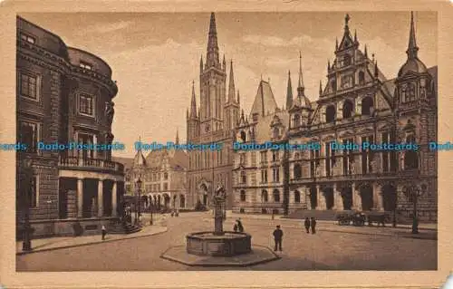 R156163 Wiesbaden. Ort der Burg. Boogaart