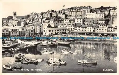 R156187 Der Hafen. Brixham. Valentinstag. RP. 1958