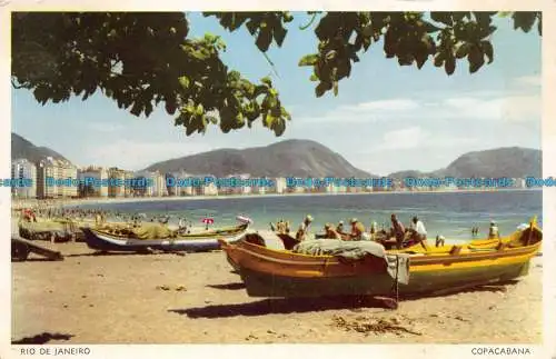 R156617 Rio de Janeiro. Copacabana. Cromocart