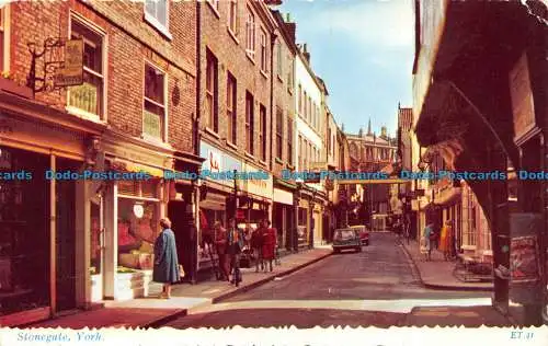 R156664 Stonegate. York. Valentinstag. Valchrome