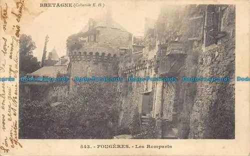 R156706 Bretagne. Fougeres. Les Ramparts. Nr 543