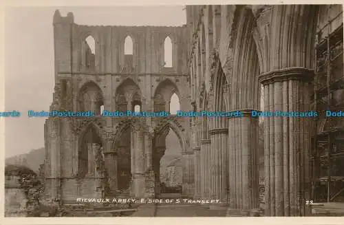 R157193 Rievaulx Abbey. E. Seite von S. Transept. W. Bramley