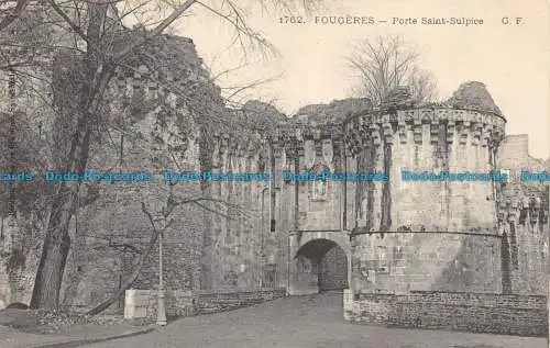 R156727 Fougeres. Porte Saint Sulpice. G.F. Nr 1762