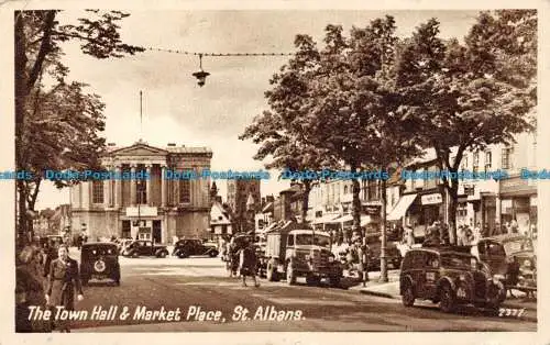 R156746 Rathaus und Marktplatz. St. Albans. Fotopräzision. Englisch. 19