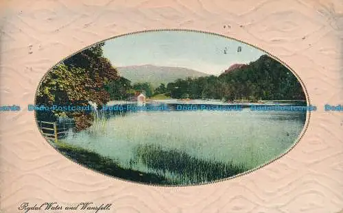 R156342 Rydal Water und Wansfell. B. B. London. 1911