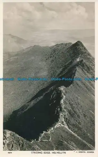 R156779 Gleitkante. Helvellyn. H. Webster. RP