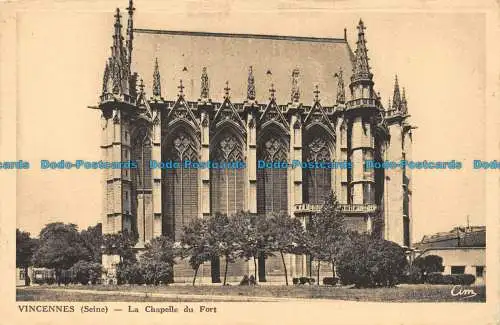 R157277 Vincennes. La Chapelle du Fort. Brachet