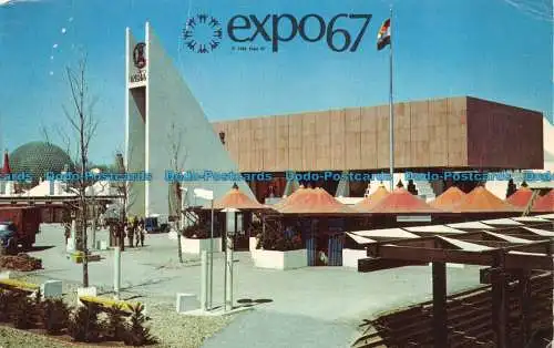 R156386 Expo67 Montreal Kanada. Pavillon von Indien. 1967