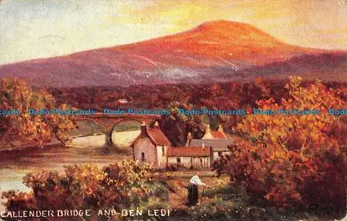 R156806 Callander Bridge und Ben Ledi. Hildesheimer. 1906