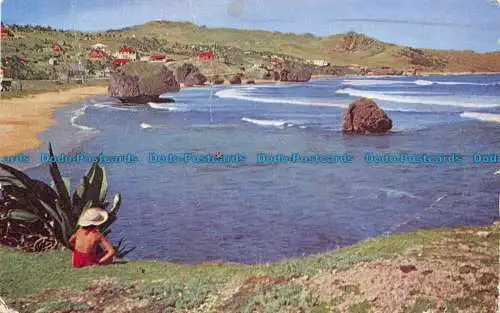 R156390 Bathsheba East Coast. Barbados. 1956