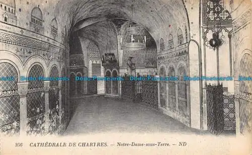 R157294 Cathedrale de Chartres. Notre Dame sous Terre. ND. Nr 356