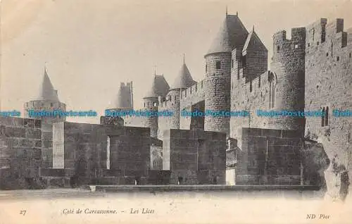 R157301 Cite de Carcassonne. Les Lices. ND. Nr 27