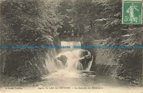 R661613 Le Lac des Settons. La Cascade des Deversoirs. A. Roube