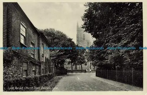 R660996 Lydd. Pfarrkirche von Denne Lane