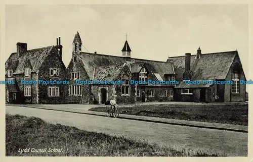 R661001 Lydd. Ratsschule. Postkarte