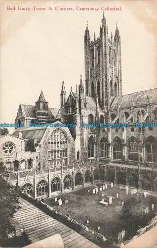 R662634 Kathedrale von Canterbury. Bell Harry Tower und Kreuzgang. J. G. Charlton