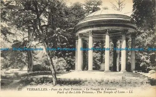 R661004 Versailles. Park des kleinen Trianon. Der Tempel von Lowe. LL. 227. Lev