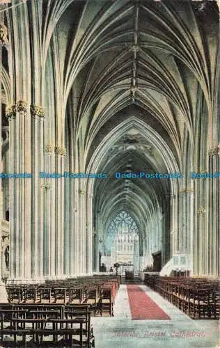 R662636 Kathedrale von Bristol. Innenraum. Empire Serie. Nr. 242. 1905