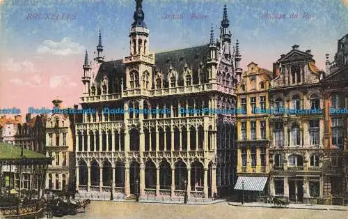 R661010 Bruxelles. Grand Place. Maison du Roi. N. Sch. Br. 1919