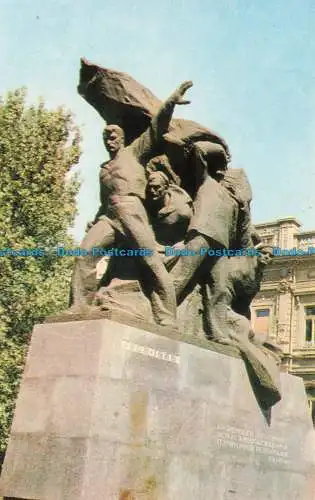 R662649 Odessa. Denkmal für die Potemkiniten. Radianska Ukraine. 1973