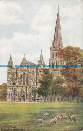 R662659 Kathedrale von Salisbury. Westfront. J. Lachs