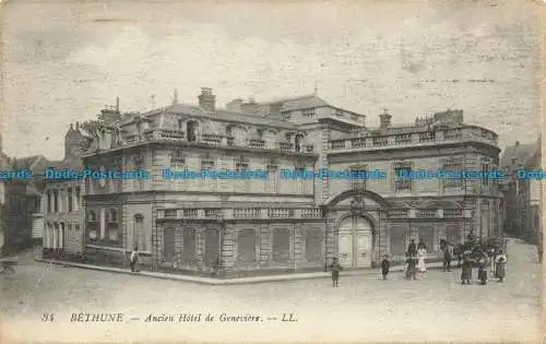 R661655 Bethune. Ancien Hotel de Geneviere. LL. 34