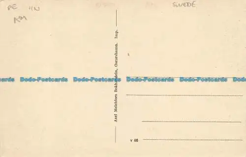 R661671 Oskarshamn. Seglarhyddan. Axel Melchiors Bokhandel