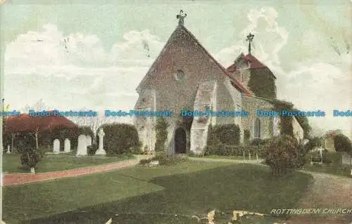 R661045 Rottingdean Church. Ross Serie. 1907