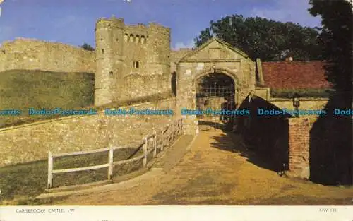 R661673 I. W. Carisbrooke Castle. Nahe. Jarrold. RP. 1956