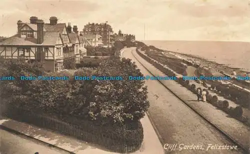 R661069 Felixstowe. Cliff Gardens. Valentines Serie. 1913