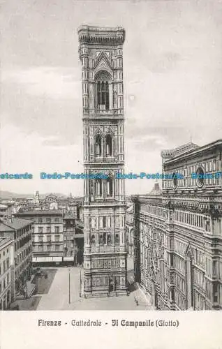 R662740 Firenze. Cattedrale. Il Campanile. Giotto. S.T.A